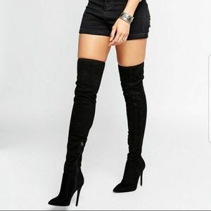 Kendall and Kylie Over the knee heels